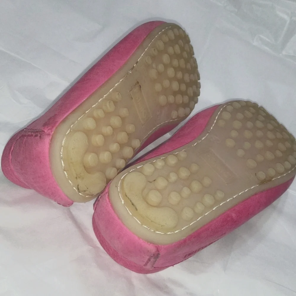 Primigi Pink Girls Leather Penny Loafers